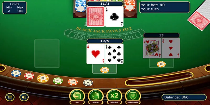 Nắm vững chiến thuật giúp bạn dễ dàng hơn khi đặt cược Blackjack tại Ko66